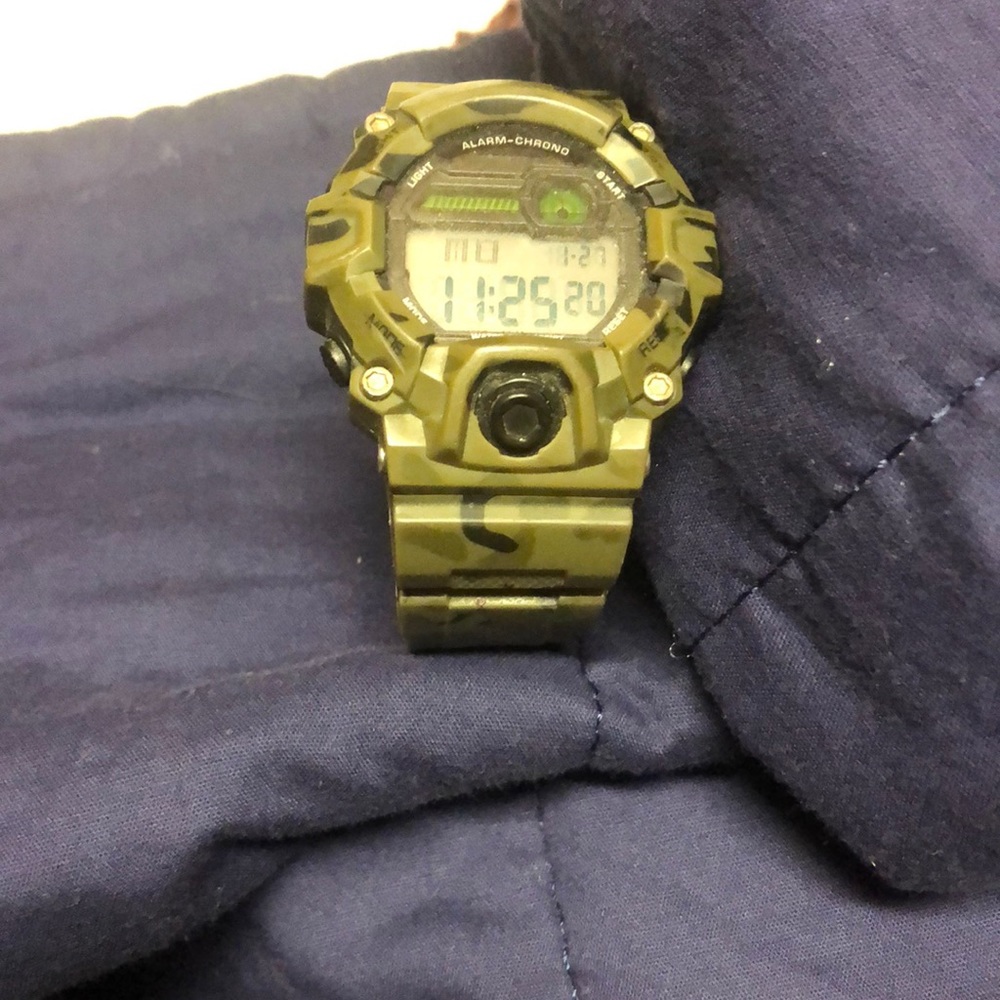 Camouflage G-Shock watch